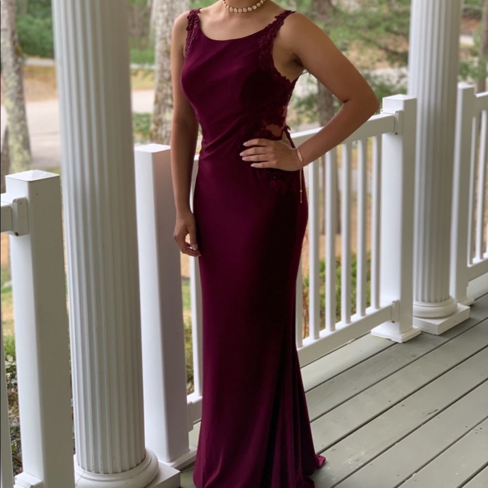 -Gorgeous Wine Red Prom Dress